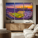 The Louisiana State University Tigers Football Team Print - by MyGreatCanvas | Canvas Wall Art Prints | Photo Prints & Wall Decor
