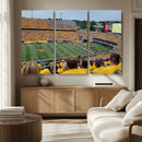 Puskar Stadium Canvas Print Wall Art - Morgantown Print -
