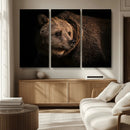 Wild Grizzly 399 Bear Canvas Wall Art Print, Bear Animal by MyGreatCanvas | Canvas Wall Art Prints | Photo Prints & Wall Decor