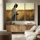 Jesus the Good Shepherd Wall Art Canvas Print -