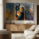 Abstract Horse Wall Art Canvas Print | Farmhouse Wall Decor by MyGreatCanvas | Canvas Wall Art Prints | Photo Prints & Wall Decor