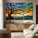 Mosaic Tree Wall Art | Ready to Hang Stained Glass Style