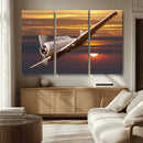 Old War Plane Wall Art Canvas Print by MyGreatCanvas | Canvas Wall Art Prints | Photo Prints & Wall Decor