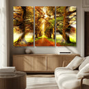 Sunshine in Forest and Trees Wall Art Canvas Print by MyGreatCanvas | Canvas Wall Art Prints | Photo Prints & Wall Decor