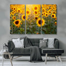 Sunflower Sunshine Wall Art Canvas Print by MyGreatCanvas | Canvas Wall Art Prints | Photo Prints & Wall Decor