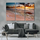 Sunset on Ocean Wall Art Canvas Print by MyGreatCanvas | Canvas Wall Art Prints | Photo Prints & Wall Decor