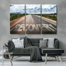 Recovery Road Wall Art Canvas Print