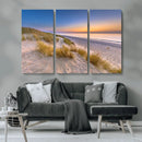 Sunrise On The Beach Wall Art Canvas Print
