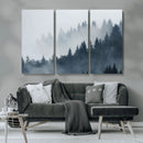 Foggy Pine Forest Wall Art Canvas Print by MyGreatCanvas | Canvas Wall Art Prints | Photo Prints & Wall Decor