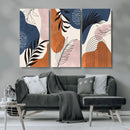 Boho Wall Art Canvas Print Set Mid-Century Prints Bohemian