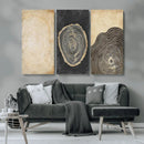 Tree Rings Canvas Wall Art Print – Minimalist Natural