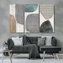 Canvas Print Wall Art Abstract Art Boho, Framed Boho Decor