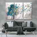 Tree Butterfly Abstract Tree and Butterfly Wall Art Canvas