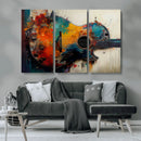 Abstract Guitar Wall Art Canvas | Vibrant Music-Inspired Art by MyGreatCanvas | Canvas Wall Art Prints | Photo Prints & Wall Decor