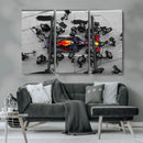 RedBull Formula 1 Canvas Wall Art Print