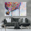 Don't Look Up Movie Canvas Wall Art - Vibrant Floating House