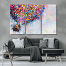 Don't Look Up Movie Canvas Wall Art - Vibrant Floating House