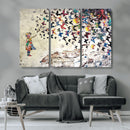 Banksy Wall Art - Banksy Girl Butterfly Graffiti Wall Art