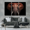 Wild Elephant Wall Art Canvas Print, Africa Savannah Wild by MyGreatCanvas | Canvas Wall Art Prints | Photo Prints & Wall Decor
