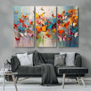 Abstract Butterfly Wall Art Canvas Print