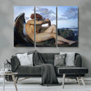 Fallen Angel Wall Art Canvas Print – Classic Art, Framed,