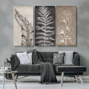 Minimalist Botanical Wall Art Canvas Print, Framed and Ready
