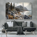 Serene Coastal View of Acadia National Park - Stunning