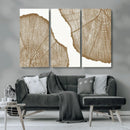 Rustic Brown Tree Ring Wall Art Canvas Print – Framed and