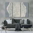 Abstract Tree Ring Wall Art Canvas Print – Nature-Inspired,