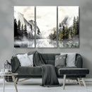 Yosemite Valley Wall Art Canvas Print – Framed and Ready to