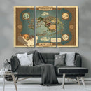 Avatar Wall Art: The Last Airbender Vintage Map - Wall Art