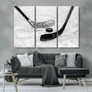 Winter Ice Hockey Sport Canvas Wall Art Print - Hockey Wall by MyGreatCanvas | Canvas Wall Art Prints | Photo Prints & Wall Decor