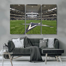 Dallas Cowboys Football Team Print - Arlington AT&T Stadium by MyGreatCanvas | Canvas Wall Art Prints | Photo Prints & Wall Decor