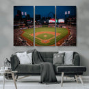 St. Louis Cardinals Baseball Team Print - Busch Stadium Wall by MyGreatCanvas | Canvas Wall Art Prints | Photo Prints & Wall Decor