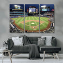 Citi Field Wall Art Print | 3-Panel New York Mets Baseball