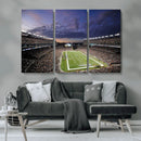 New England Patriots Football Team Print - Foxborough by MyGreatCanvas | Canvas Wall Art Prints | Photo Prints & Wall Decor