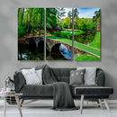 Augusta National Golf Club Wall Art - Panoramic Bridge & by MyGreatCanvas | Canvas Wall Art Prints | Photo Prints & Wall Decor