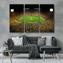 Stadium in Michigan Wall Art Canvas Print, Framed American