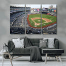 New York Yankees Baseball Team Print - Yankee Stadium Wall