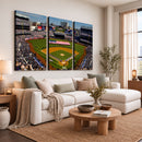 Yankee Stadium New York Wall Art Print | 3-Panel Canvas