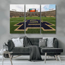 Notre Dame Stadium Giclee Canvas Print | Triptych Wall Art