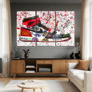Jordan Shoes Graffiti Wall Art Canvas Print- Jordan Graffiti by MyGreatCanvas | Canvas Wall Art Prints | Photo Prints & Wall Decor