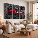 Ferrari Pit Stop Canvas Wall Art – Precision and Speed