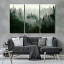 Misty Forest Wall Art – Tranquil Green Woodland Canvas by MyGreatCanvas | Canvas Wall Art Prints | Photo Prints & Wall Decor