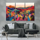 YAYOI KUSAMA Abstract Print - Landscape Canvas Wall Art