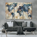 World Map Canvas Print – Framed Wall Art for Couples, by MyGreatCanvas | Canvas Wall Art Prints | Photo Prints & Wall Decor