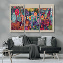 Yayoi Kusama Wall Art Canvas Print, Abstract Art, Large