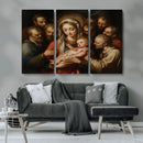 Religious Canvas Wall Art Print - Madonna and Child with by MyGreatCanvas | Canvas Wall Art Prints | Photo Prints & Wall Decor