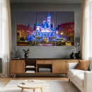 Disney Castle Wall Art Canvas Print – Magical Fairytale