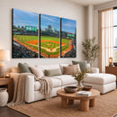 Wrigley Field Chicago Cubs Panoramic Canvas Print –